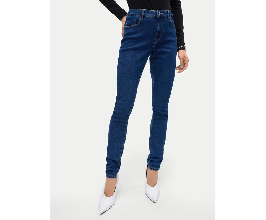 obrazek 1 Vero Moda Jeansy Elly 10310613 Granatowy Skinny Fit