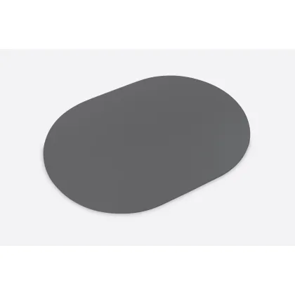 Picture A unique gray leather desk pad - for the office