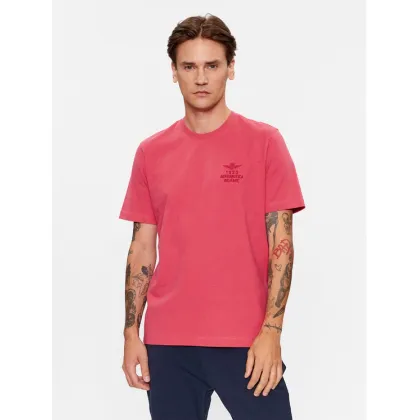 Zdjęcie Aeronautica Militare T-Shirt 232TS2129J609 Różowy Regular Fit