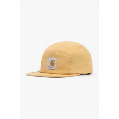 Zdjęcie Carhartt WIP czapka z daszkiem bawełniana Backley Cap kolor beżowy z aplikacją I016607.1YHXX