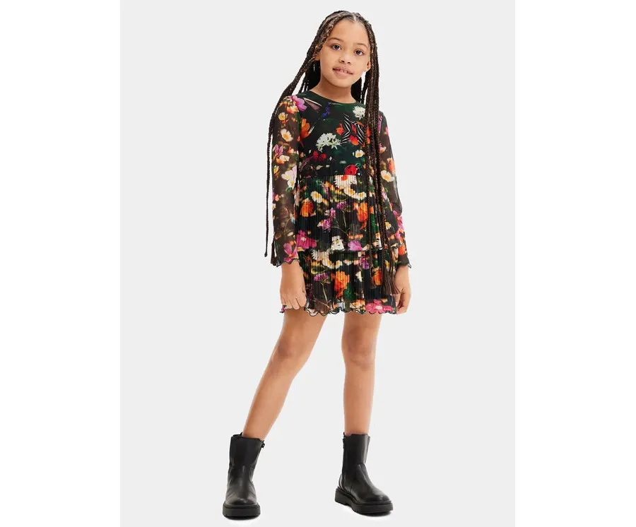 obrazek 1 Desigual Sukienka codzienna 23WGVK12 Kolorowy Regular Fit