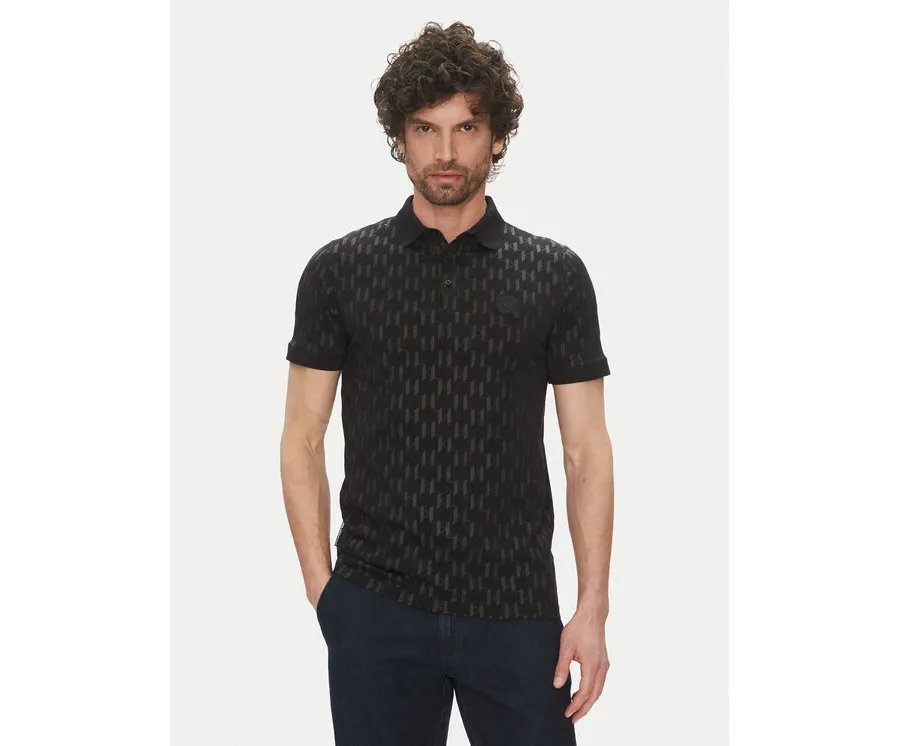 obrazek 1 KARL LAGERFELD Polo 745070 552251 Czarny Regular Fit