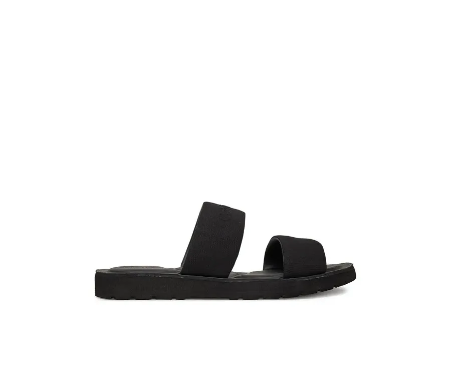 obrazek 1 Calvin Klein Klapki Double Strap Cv Logo HM0HM01801 Czarny