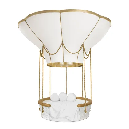 Zdjęcie Nieszablonowe łóżko dziecięce w kształcie balona do stylowych wnętrz