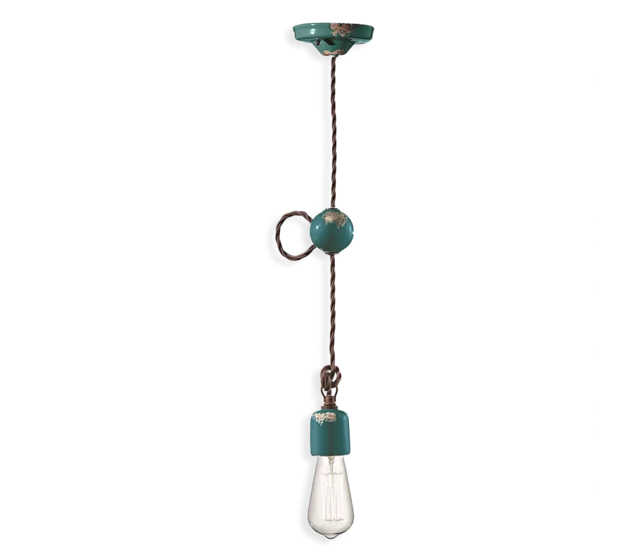 obrazek 5 Minimalistyczna w formie włoska lampa wisząca w stylu vintage