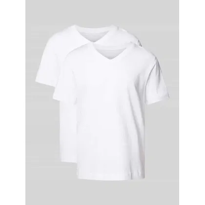 Zdjęcie T-shirt z dekoltem w serek w zestawie 2 szt.