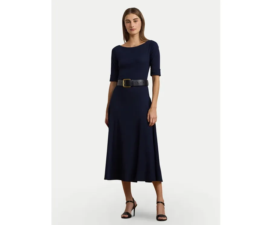 obrazek 1 LAUREN RALPH LAUREN Sukienka codzienna 200973599002 Granatowy Slim Fit