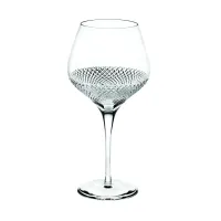 Picture A large red wine goblet with a classic decorative relief - Vista Alegre