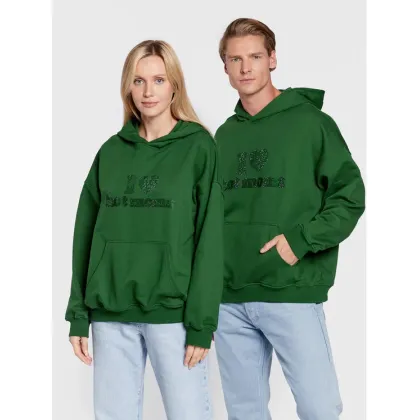 Zdjęcie 2005 Bluza Unisex Hot Moms Zielony Relaxed Fit