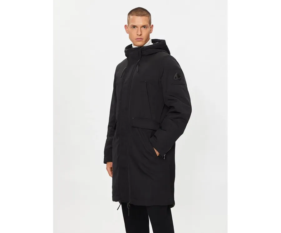 obrazek 1 Moose Knuckles Parka Garson M33MP244 Czarny Regular Fit