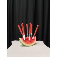 Zdjęcie Ceramiczny uchwyt do noży w formie arbuza z nożami - Le Ceramiche