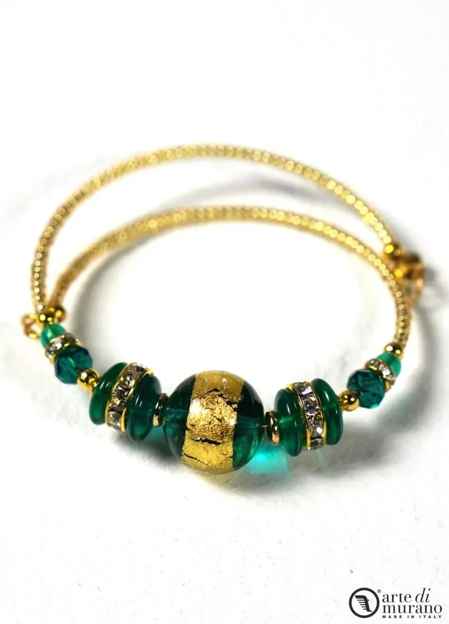 obrazek 1 Gustowna bransoletka z koralikami Conterie ze szkła Murano