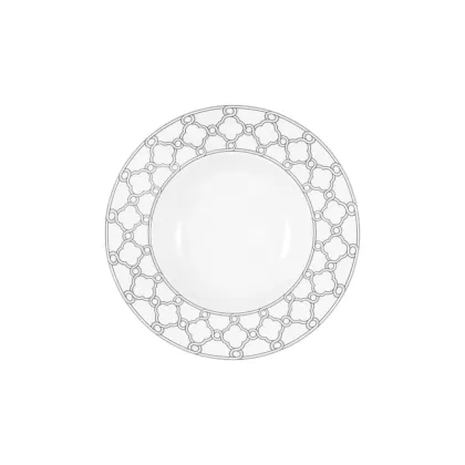 Zdjęcie Wyjątkowy porcelanowy talerz do zupy z kolekcji Dynasty - Porcel