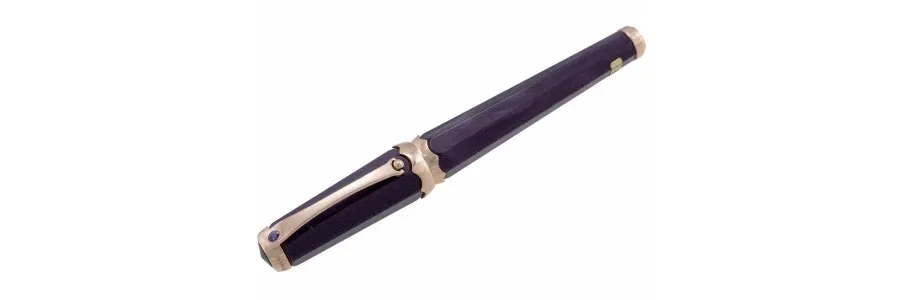 obrazek 2 Rollerball Resin Gold Sapphire Piccola Gemma Purple Montegrappa