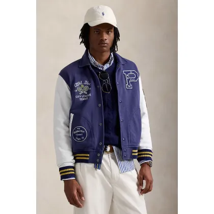 Zdjęcie Polo Ralph Lauren bluza męska kolor granatowy z aplikacją 710964979