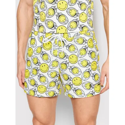 Zdjęcie Champion Szorty kąpielowe SMILEY Poly 218224 Biały Regular Fit