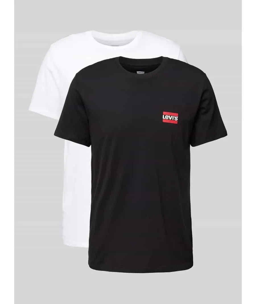 obrazek 1 T-shirt z czystej bawełny w zestawie 2 szt.
