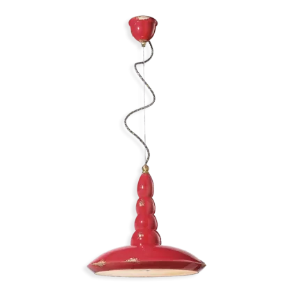 Zdjęcie Wyjątkowa włoska lampa wisząca w stylu vintage