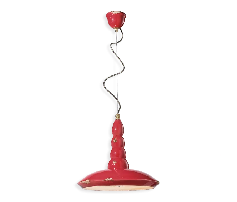 obrazek 1 Wyjątkowa włoska lampa wisząca w stylu vintage