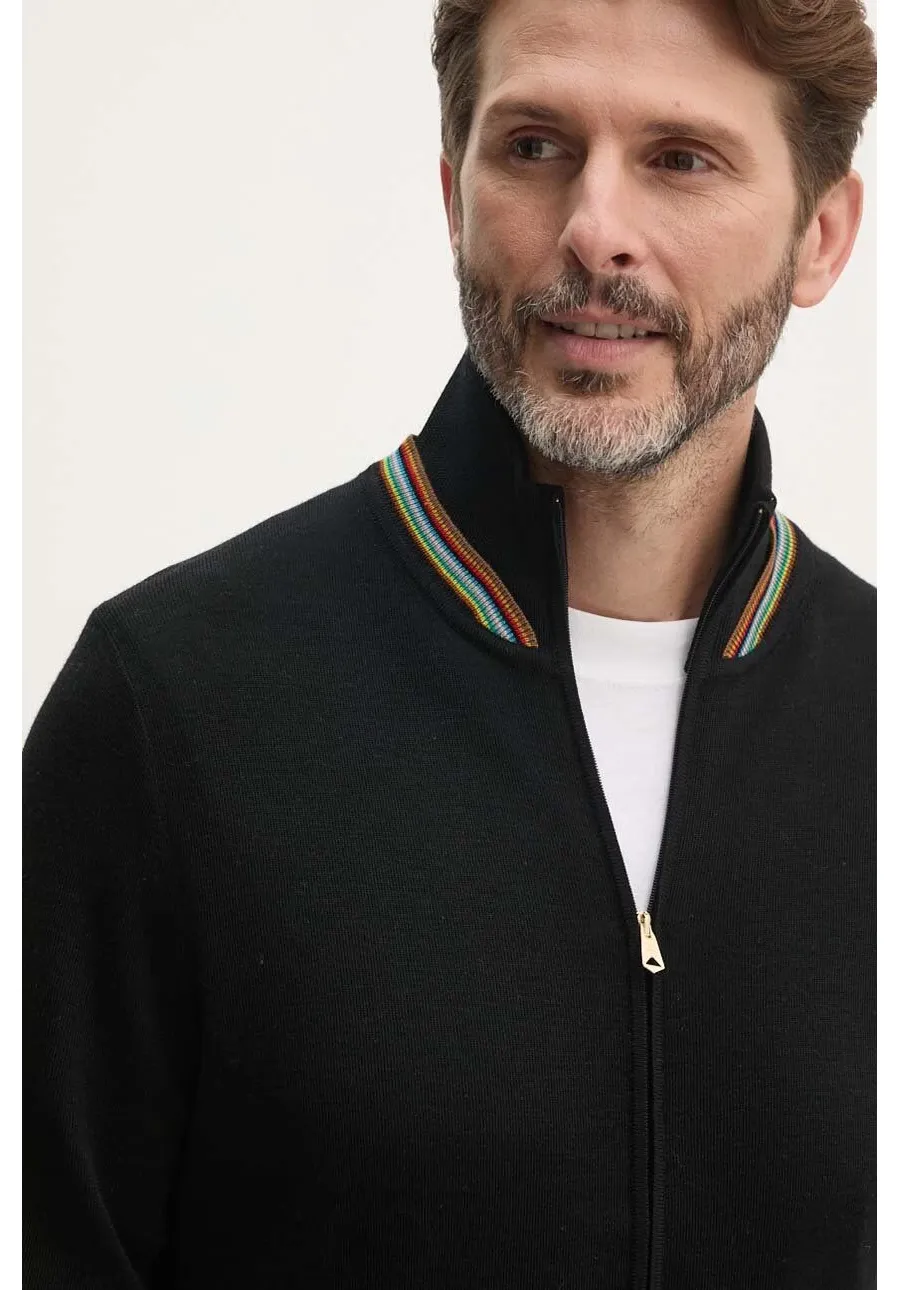 obrazek 1 Paul Smith kardigan wełniany kolor czarny M1R-905Y-N02501