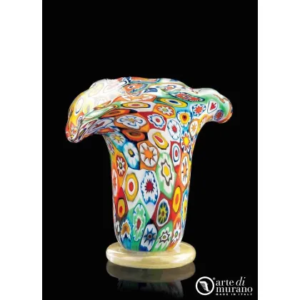 Zdjęcie Klasyczny Wazon Murrine ze szkła Murano