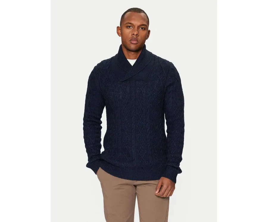 obrazek 1 s.Oliver Sweter 2152201 Granatowy Regular Fit
