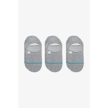 Zdjęcie Stance skarpetki Icon No Show 3-pack męskie kolor szary A145A23ICO-WHT