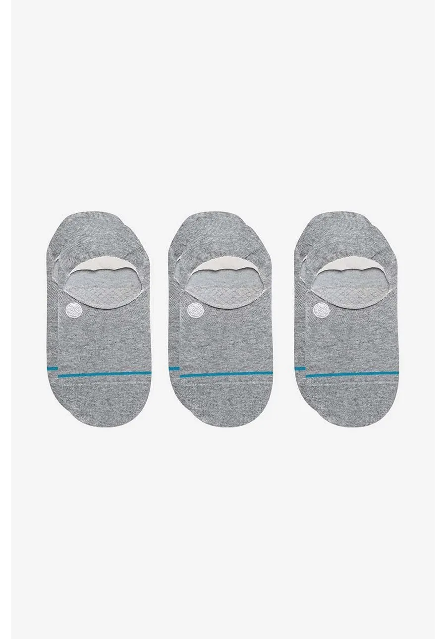 obrazek 1 Stance skarpetki Icon No Show 3-pack męskie kolor szary A145A23ICO-WHT