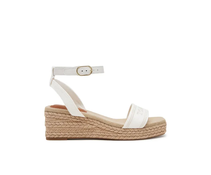 obrazek 1 Tommy Hilfiger Espadryle Tommy Hilfiger Espad Mid Wedge FW0FW08805 Écru