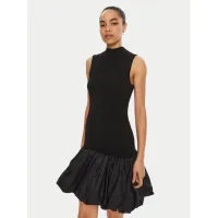 Zdjęcie ROTATE Sukienka koktajlowa 113620 Czarny Slim Fit