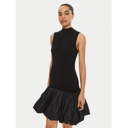 Zdjęcie ROTATE Sukienka koktajlowa 113620 Czarny Slim Fit