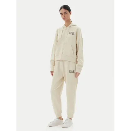 Zdjęcie EA7 Emporio Armani Dres 7W000110 AF12473 U1079 Beżowy Loose Fit