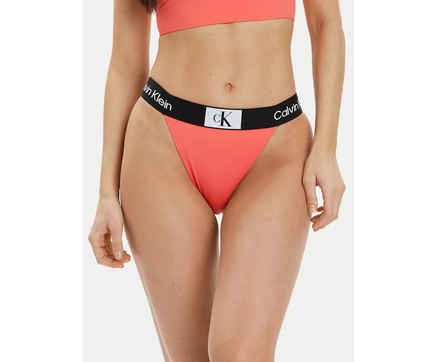 obrazek 1 Calvin Klein Swimwear Dół od bikini KW0KW02351 Koralowy