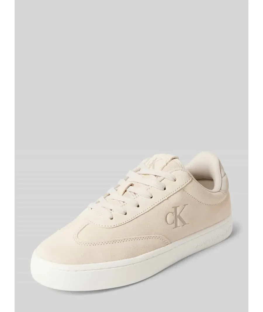 obrazek 1 Calvin Klein Jeans Sneakersy Classic Cupsole Laceup Wt Wm YW0YW01833 Écru
