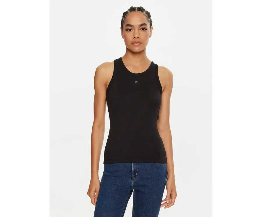 obrazek 1 Calvin Klein Top Graphic K20K208065 Czarny Slim Fit