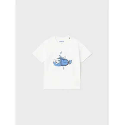Zdjęcie Mayoral T-Shirt 1029 Biały Regular Fit