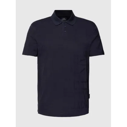 Zdjęcie Koszulka polo z fakturowanym wzorem z logo