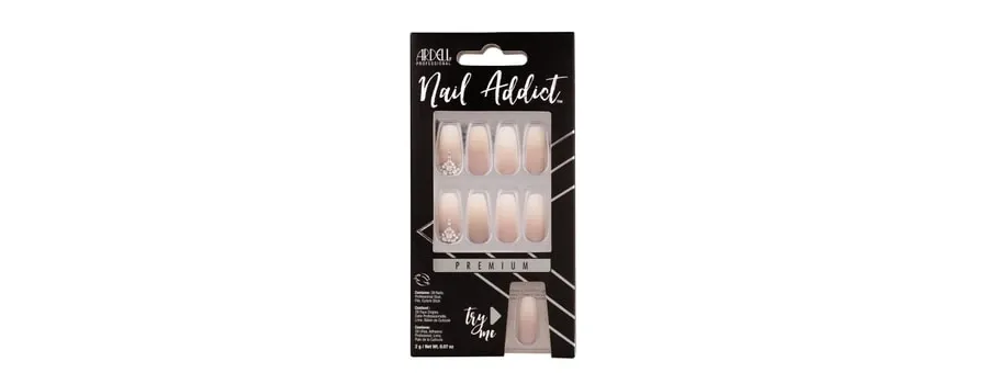 obrazek 1 Ardell Nail Addict Rich Tan Ombre Sztuczne paznokcie 1 szt. Beige