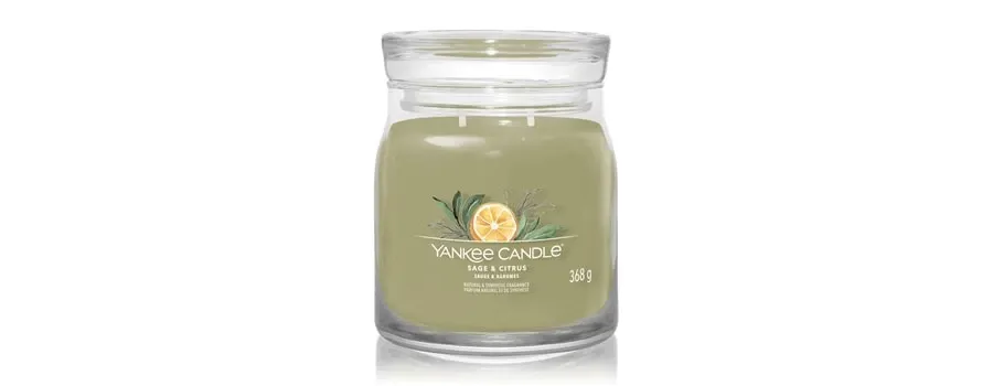 obrazek 1 Yankee Candle Sage & Citrus Świeca zapachowa 368 g