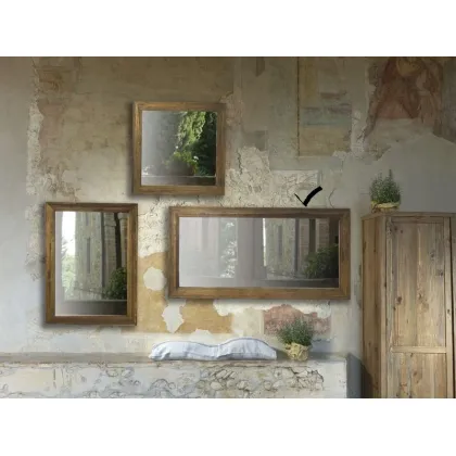 Zdjęcie Eleganckie lustro z ramą z wiązu - Guarnieri