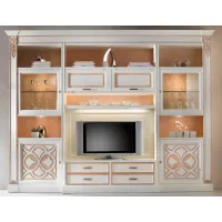 Zdjęcie Wyjątkowy włoski regał w stylu antycznym do salonu