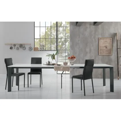 Zdjęcie Stylowy rozkładany stół z Włoch do jadalni – Zamagna Italia