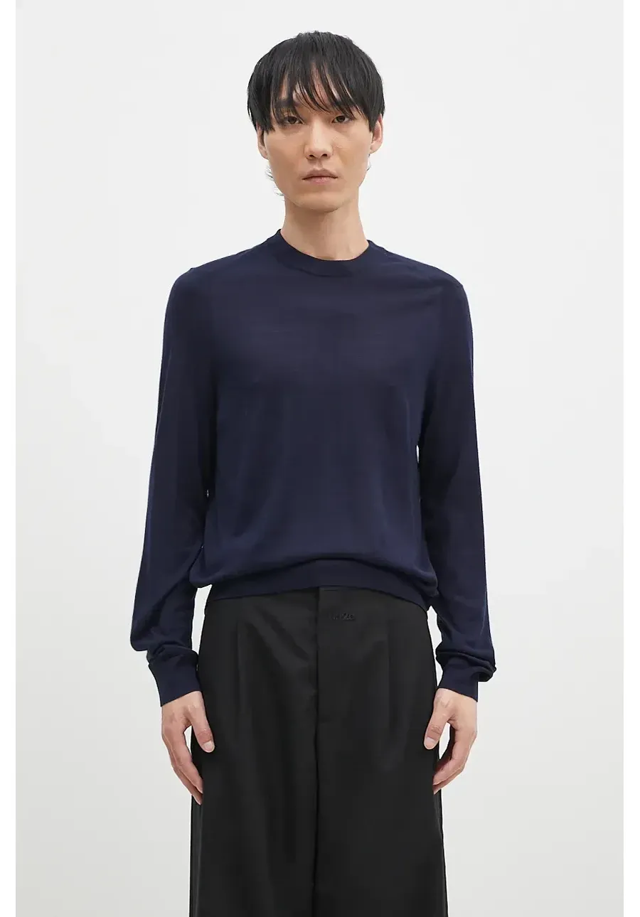 obrazek 1 Paul Smith sweter wełniany męski kolor granatowy lekki M1R-562X-M02093