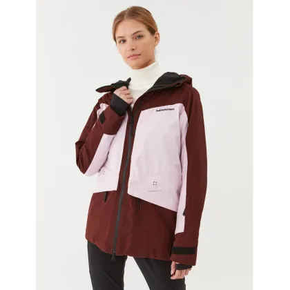Zdjęcie Peak Performance Kurtka narciarska Gravity G78250010 Bordowy Regular Fit
