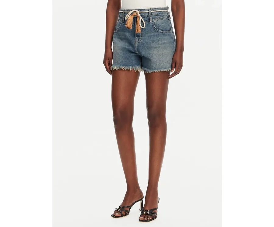 obrazek 1 Liu Jo Szorty jeansowe UA5152 D0244 Niebieski Regular Fit