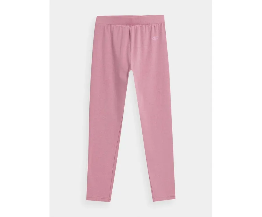 obrazek 1 4F Legginsy 4FJAW23TTIGF093 Różowy Slim Fit
