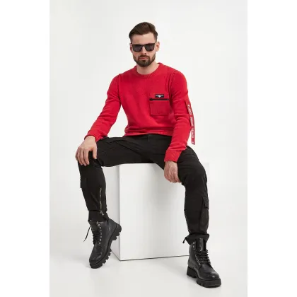 Zdjęcie Sweter męski wełniany AERONAUTICA MILITARE Aeronautica Militare