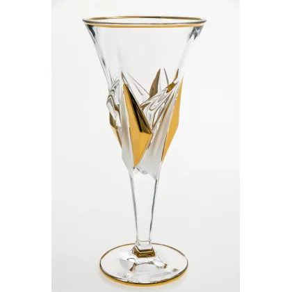 Zdjęcie Kieliszki do wina Princess Gold - 6 sztuk, 250 ml