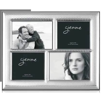 Picture Stylish silver frame for four photos