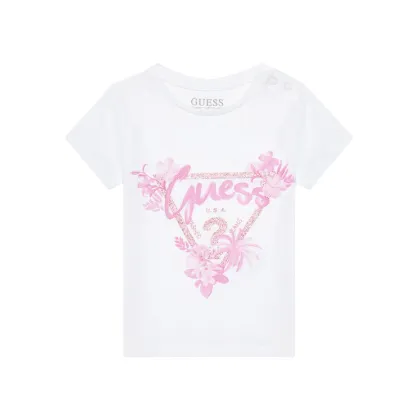 Zdjęcie Guess T-Shirt A5GI03 K6YW4 Biały Regular Fit